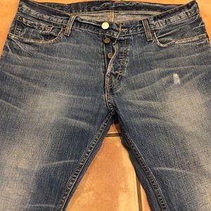 Men’s Ruehl button fly  bootcut jeans size 32